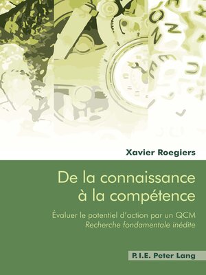 cover image of De la connaissance à la compétence